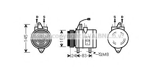 Imagine Compresor, climatizare AVA QUALITY COOLING DWK096