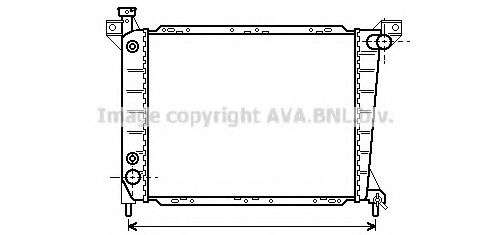 Imagine Radiator, racire motor AVA QUALITY COOLING FD2246