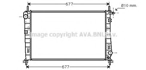 Imagine Radiator, racire motor AVA QUALITY COOLING FD2266