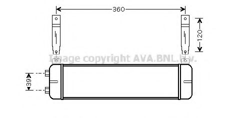 Imagine Radiator ulei, ulei motor AVA QUALITY COOLING FD3343