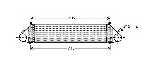 Imagine Intercooler, compresor AVA QUALITY COOLING FD4429