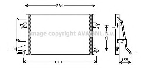 Imagine Condensator, climatizare AVA QUALITY COOLING FD5178