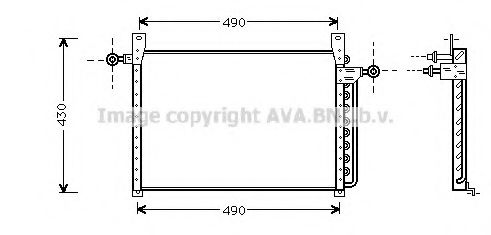 Imagine Condensator, climatizare AVA QUALITY COOLING FD5244