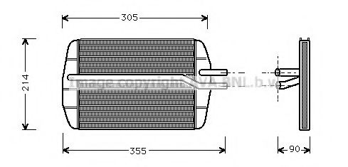 Imagine Schimbator caldura, incalzire habitaclu AVA QUALITY COOLING FD6216