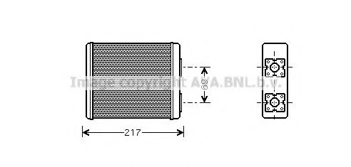 Imagine Schimbator caldura, incalzire habitaclu AVA QUALITY COOLING FD6362