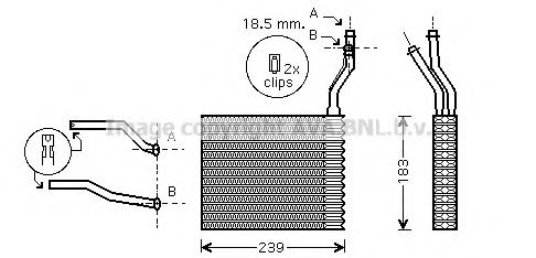 Imagine Schimbator caldura, incalzire habitaclu AVA QUALITY COOLING FD6365