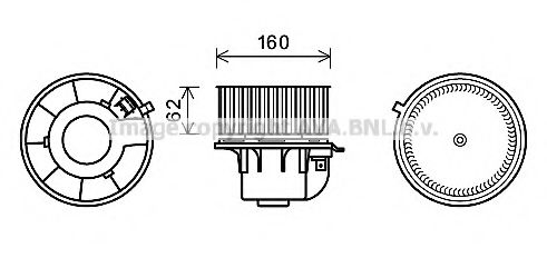 Imagine Electromotor, ventilatie interioara AVA QUALITY COOLING FD8499