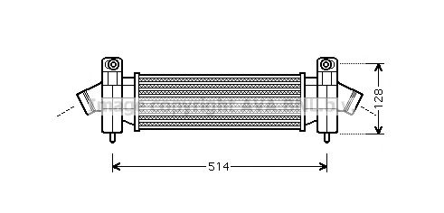 Imagine Intercooler, compresor AVA QUALITY COOLING FDA4341