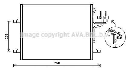 Imagine Condensator, climatizare AVA QUALITY COOLING FDA5483