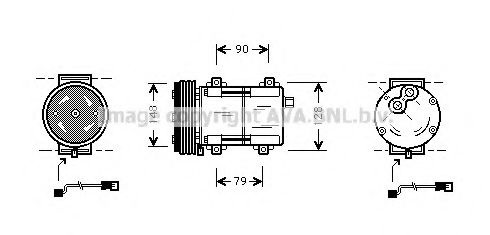 Imagine Compresor, climatizare AVA QUALITY COOLING FDAK283