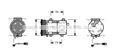 Imagine Compresor, climatizare AVA QUALITY COOLING FDAK284