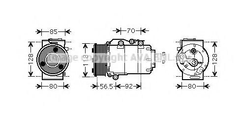 Imagine Compresor, climatizare AVA QUALITY COOLING FDAK394