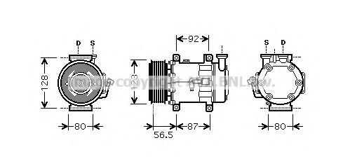 Imagine Compresor, climatizare AVA QUALITY COOLING FDK432