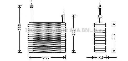 Imagine evaporator,aer conditionat AVA QUALITY COOLING FDV021