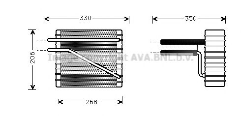 Imagine evaporator,aer conditionat AVA QUALITY COOLING FDV269