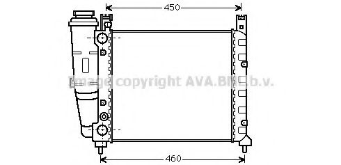 Imagine Radiator, racire motor AVA QUALITY COOLING FT2039