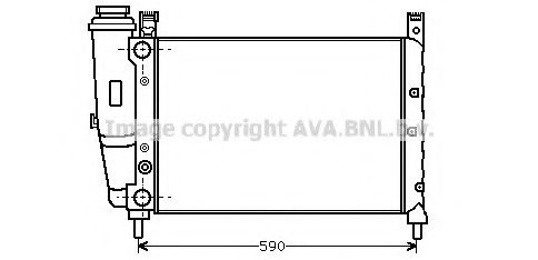 Imagine Radiator, racire motor AVA QUALITY COOLING FT2122