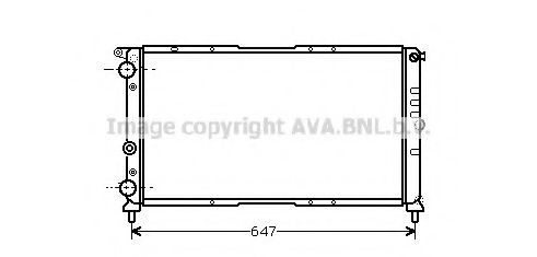 Imagine Radiator, racire motor AVA QUALITY COOLING FT2142