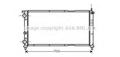 Imagine Radiator, racire motor AVA QUALITY COOLING FT2143