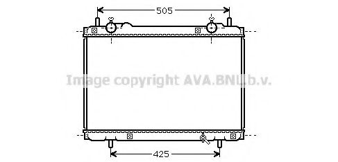 Imagine Radiator, racire motor AVA QUALITY COOLING FT2207