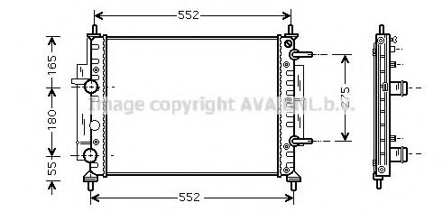 Imagine Radiator, racire motor AVA QUALITY COOLING FT2260