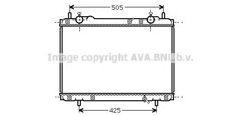 Imagine Radiator, racire motor AVA QUALITY COOLING FT2270