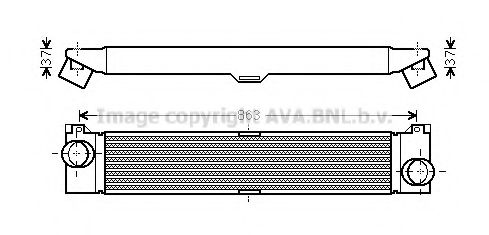 Imagine Intercooler, compresor AVA QUALITY COOLING FT4353