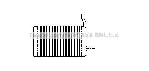 Imagine Schimbator caldura, incalzire habitaclu AVA QUALITY COOLING FT6108