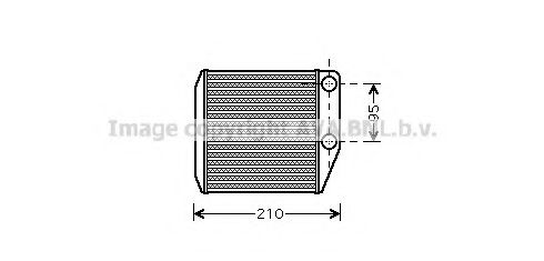 Imagine Schimbator caldura, incalzire habitaclu AVA QUALITY COOLING FT6313