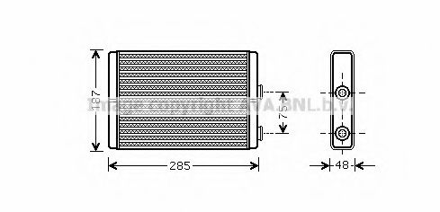 Imagine Schimbator caldura, incalzire habitaclu AVA QUALITY COOLING FT6325