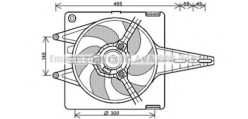 Imagine Ventilator, radiator AVA QUALITY COOLING FT7547