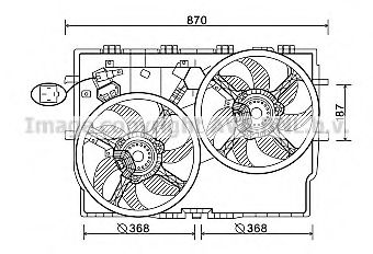 Imagine Ventilator, radiator AVA QUALITY COOLING FT7587