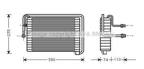 Imagine evaporator,aer conditionat AVA QUALITY COOLING FTV021