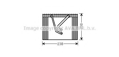 Imagine evaporator,aer conditionat AVA QUALITY COOLING FTV377