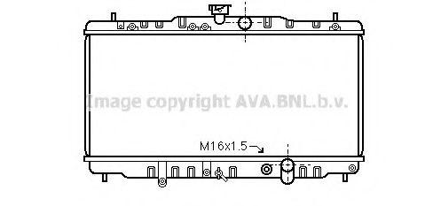 Imagine Radiator, racire motor AVA QUALITY COOLING HD2055