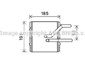 Imagine Schimbator caldura, incalzire habitaclu AVA QUALITY COOLING HD6299