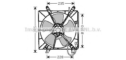 Imagine Ventilator, radiator AVA QUALITY COOLING HD7508