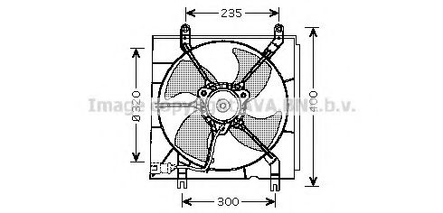 Imagine Ventilator, radiator AVA QUALITY COOLING HD7530