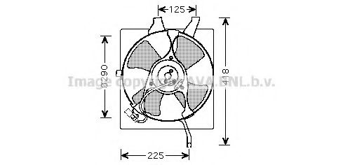 Imagine Ventilator, radiator AVA QUALITY COOLING HD7531