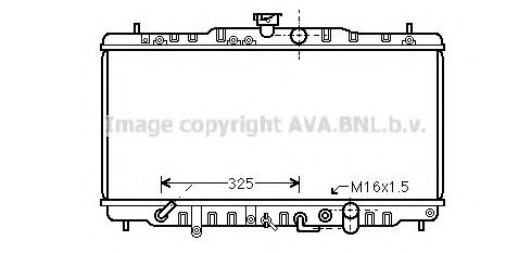 Imagine Radiator, racire motor AVA QUALITY COOLING HDA2056