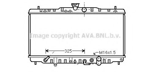 Imagine Radiator, racire motor AVA QUALITY COOLING HDA2063