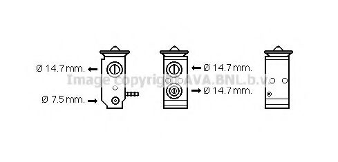 Supapa expansiune, clima AVA QUALITY COOLING HY1300
