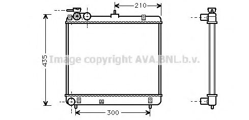 Imagine Radiator, racire motor AVA QUALITY COOLING HY2051