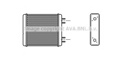 Imagine Schimbator caldura, incalzire habitaclu AVA QUALITY COOLING HY6021