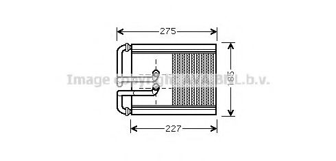 Imagine Schimbator caldura, incalzire habitaclu AVA QUALITY COOLING HY6168