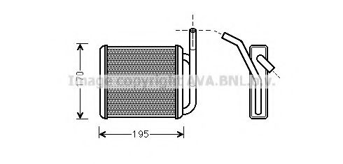 Imagine Schimbator caldura, incalzire habitaclu AVA QUALITY COOLING HY6212