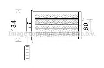 Imagine Schimbator caldura, incalzire habitaclu AVA QUALITY COOLING HY6233