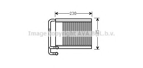 Imagine Schimbator caldura, incalzire habitaclu AVA QUALITY COOLING HY6313