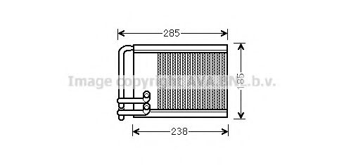 Imagine Schimbator caldura, incalzire habitaclu AVA QUALITY COOLING HY6317