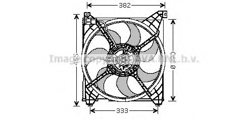 Imagine Ventilator, radiator AVA QUALITY COOLING HY7508